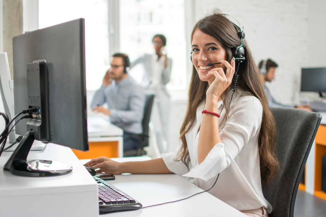 a woman talking on a cell phone